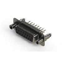 EDAC 628-M15-321-BN6 D-Sub Connectors - Standard Density Vertical Machined D-Sub Connector