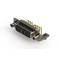 EDAC 630-11W1240-1N5 Mixed Contact D-Sub Connectors Right-angle Power Combo D-Sub Connector