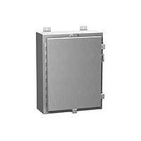 Hammond Manufacturing 1418N4ALK12 Single Door N4X Wallmount Encl w/panel - 30 x 24 x 12 - Alum