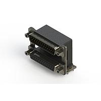 EDAC 663-025-264-039 Dual Port D-Sub Connectors Right-angle Dual Port D-Sub Connector