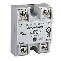 Sensata Technologies - Crydom 84134915 Indicator SSR Relay, Panel Mount, IP00, 280VAC/25A, AC In, Zero Cross, TRIAC, 3/16" Faston