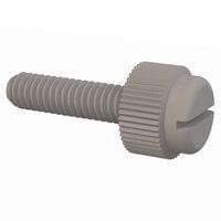 Essentra Components 090832062TEG Knurled Screw Slotted Thumb Screw, #8-32 Thread, 5/8 Lg