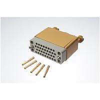 Amphenol Positronic SND9M00200G Plug D-Sub Male Connector 9P Crimp Gold Shell