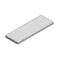Masach Tech MS593-10C-NS EMI/RFI Shield Cover, Two-Piece 59.9 x 21.2 x 2.5mm Two-piece Drawn-Seamless RF Shield/EMI Shield COVER (Nickel-Silver)