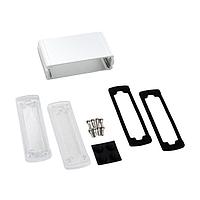 Bud Industries EXN-23353-SVP PCB Enclosure Extruded Aluminum Enclosure Silver with Plastic Cover (1.4 X 4.5 X 2.7 In)