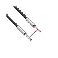 Banner Engineering PIPS46U Fiber Optic Sensors Plastic Fiber, Opposed Mode; Core Dia.: 1 mm; Fiber Length 2 m; Probe, Sideview; Free cut