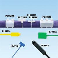 Panduit PLF1M-M4 Cable Tie with Marker MKR TIE FLAG MIN YEL 4.3