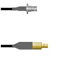Amphenol Custom Cable Q-0803P0008048i RF Cable Assemblies BNC-SJB/SMB-SJ RG58 48I