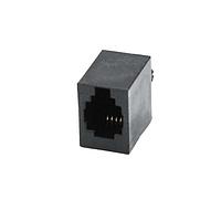 MH Connectors MHRJJ44NFV Modular Connectors / Ethernet Connectors 4P4C SOCKET VERTICAL NO FLANG UNSHIELDED