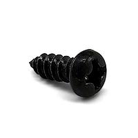 Io Audio Technologies IO-M3X8STP-100 Phillips Screws, M3 Thread, 8mm (L), Panhead Phillips, Steel, Self Tap, Black, Pack=100