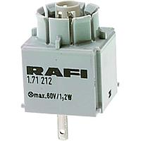 RAFI 1.74.505.001/2500 Panel Mount Indicators / Switch Indicators RAFIX 22 QR Signal Indicator Green