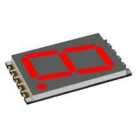 VCC DSM7UA56101T Numeric Display Ultra Thin Display 1 dig .56 in RED T/R