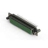 EDAC 628-M50-621-GN4 D-Sub Connectors - Standard Density Vertical Machined D-Sub Connector
