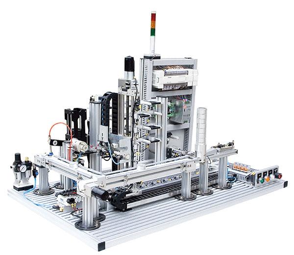 Mechatronics training equipment for automation and electromechanical education