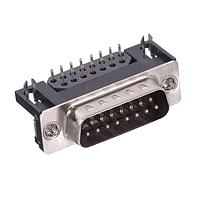 Kycon KF22X-A15P-N30 Plug D15M 318FP FER-GR BRKT 30U M