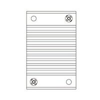 TRACO Power TEP-HS2 DC/DC Converter Heatsink for TEP 40/60/100UIR Series