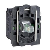 SCHNEIDER ZB5AW0G33 Pilot Light GREEN 120V PROTECTED LED W/2 N/O CONTACT