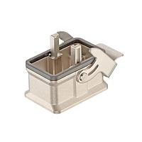 HARTING 09140010301 Housings HAN HOUSING BULKHEAD METAL 1 LEVER