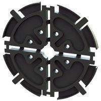 Essentra Components EFA04-76-001 Fiber Storage Reel Fiber Reel,Black,8MM Spc