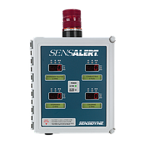 Sensidyne SensAlert Gas Detection Controller (Four Channel Controller w/ Strobe , 4–20 mA)