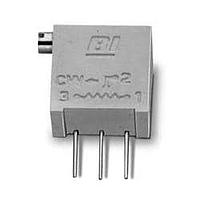 TT Electronics / BI Technologies 66XR50KLF Trimmer Resistors - Multi Turn 50K ohm 10% 3/8" Squ