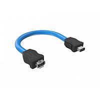 Amphenol Commercial Products ND9ACC250A Cat 6a ix Industrial IP20 ix-RJ45,Type A,0.5m