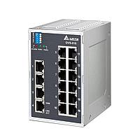 Delta Electronics, Inc. DVS-016W01 Unmanaged Ethernet Switches Wide Temp Unmanaged Ethernet Switch w/built-in alarm IO, 16 Ports