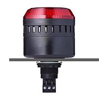 Auer Signal 814512405 Buzzer ELG LED panel mount buzzer 24 V AC/DC red, black