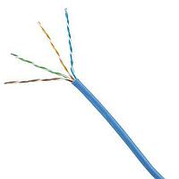 Panduit PUR6C04WH-U Cat 6 Copper Cable, Cat 6, 4-Pair, 23 AWG, U/U