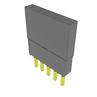 Samtec ESQ-105-48-G-S Sockets Elevated Socket Strip, 0.100" Pitch