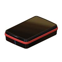 Serpac CX66DBKAOR Hand Held CX-66 Series Waterproof Pocket Enclosure with Orange Seal. Three-Piece Design, Polycarbonate Plastic, Integrated Waterproof Seal, IP 65, 66, 67; NEMA 4X, 12, 13 Ratings