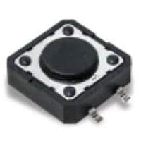 C&K PTS125SJK73SMTR2LFS Tactile Switches 50mA 12VDC, 250gf 7.3mm Sqr Act SnapIn