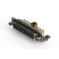 EDAC 630-21W1240-7TD Mixed Contact D-Sub Connectors Right-angle Power Combo D-Sub Connector