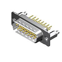 Molex / FCT 173109-1977 D-Sub Connectors - Standard Density FCT DSUB STR PC PLG 50 PN W/SNAPIN M3