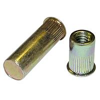 ATLAS AEKS8-624-312 Rivet Nut Atlas Rivet Nut, SpinTite, AEK, Minimized Profile Head, Open End, Steel, Thread Size - 3/8-24, 2nd Grip