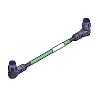 Molex 1201080715 Sensor Cables / Actuator Cables 4P M12D M/M PRFNET TPE PLTC TYPE-C 18M