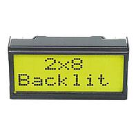 DISPLAY VISIONS EA DIPS082-HN LCD Character Display Modules Yel/Green Contrast Reflective