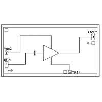 Analog Devices HMC464-SX Power Amplifiers I.C., 2-20 GHz WBand PA Die