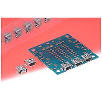Hirose Electric UX60SC-MB-5S8(85) Mini USB Type B Connectors 5P FEM SMT RECEPT MINI B