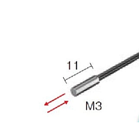 OMRON E32-D21R 2M Threaded Fiber Unit
