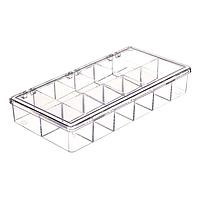 Flambeau A208 Multiple Compartment 12-Compartment Box 8" X 4" X 1 3/16" (20.32 x 10.16 x 3.02 cm)