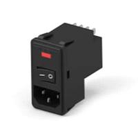 Corcom - TE Connectivity PS0SSSHX0 Inlets 10A SINGLE FUSE SNAP IN MOUNT