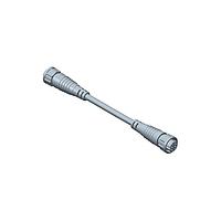 Amphenol LTW AA-BU12FL-BUFL-LA001 Sensor Cables / Actuator Cables Ceres, Standard Size, Plastic, 2A, 12 pins, Female Connector, Female Contact, Straight-to-Straight, 2 Points Lock, Overmolded Double Ended, Length 1000mm, IP66