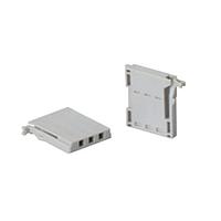 3M 3SD03-N01 Connectors 3M Mini Stack Connector Dust Cover, 3 Contacts, 1 Row, Gray, Non-Stack