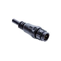 Amphenol LTW BD-03AMMM-QL8D10 Sensor Cables / Actuator Cables X-Lok, Standard Size, Plastic, 5A, 03 pins, Male Connector, Male Contact, Straight, Push Lock, Overmolded, Length 10000mm, IP68