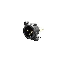 REAN RRX3M-AA-013-0 Receptacles RECPT- 3 pin - M- mating shell to pin1 and front panel, PCBV