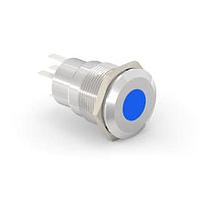 Alcoswitch - TE Connectivity 3-2213765-9 Pushbutton Switches AV19 SPL 5A SPOT LED BLUE 24V