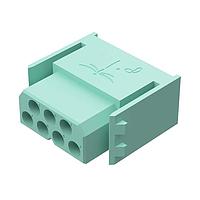 Amphenol Positronic DF07F00/AA Connectors DragonFly Gold Plating 7 Pos 16 AWG Copper Alloy Female Straight Angle 2 Row