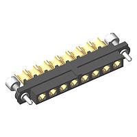 Harwin M80-4000000F3-08-PF5-00-000 Power to the Board 8 Pos. Female SIL 10AWG Cable Conn. Kit, Guide Pin Panel Mount