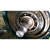Signs of bearing wear via rotational speed fluctuations